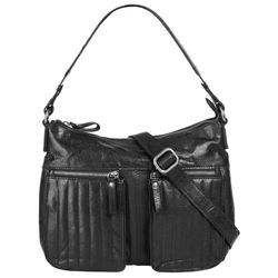 Shopper SPIKES & SPARROW Gr. B/H/T: 28cm x 22cm x 5cm onesize, schwarz, Damen, Leder, unifarben, leicht glänzend, Taschen, echt Leder