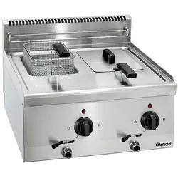 Gastro Bartscher Elektro-Fritteuse 600 Imbiss 2 x 6L - Tischgerät