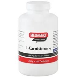 MEGAMAX L-Carnitin 1000 mg 120 St