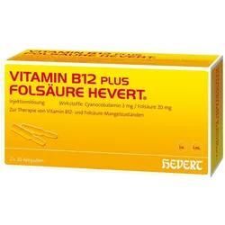 Vitamin B12 PLUS Folsäure Hevert a 2 ml 2X20 St