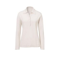 Polo-Pullover aus 100% Premium-Kaschmir Peter Hahn Cashmere beige