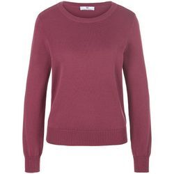 Rundhals-Pullover aus 100% SUPIMA®-­Baumwolle Peter Hahn rot