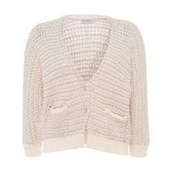 Strickjacke V-Ausschnitt Uta Raasch beige