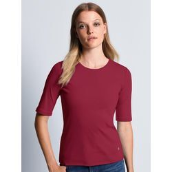 Rundhals-Shirt Modell Velvet Bogner rot