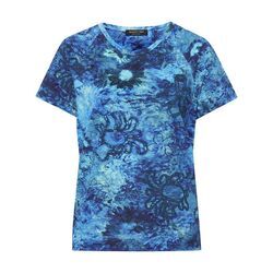 Rundhals-Shirt Margittes blau