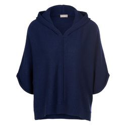 Hoodie-Pullover aus Schurwolle und Kaschmir include blau