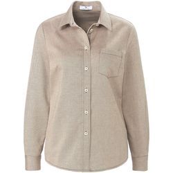 Bluse Hemdkragen Peter Hahn beige