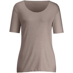 Rundhals-Shirt langem 1/2-Arm Peter Hahn beige