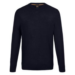 Rundhals-Pullover BOSS blau