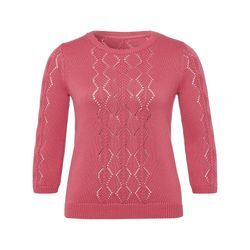 Rundhals-Pullover Anna Aura pink