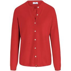 Twinset aus 100%Schurwolle Pure Tasmanian Wool Peter Hahn rot