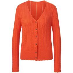 Strickjacke Peter Hahn orange