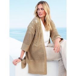 Strickjacke 3/4-Arm Anna Aura beige