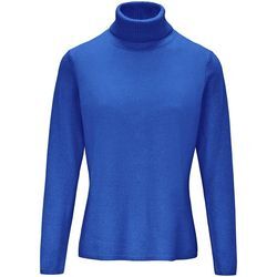 Rollkragen-Pullover aus Schurwolle und Kaschmir include blau