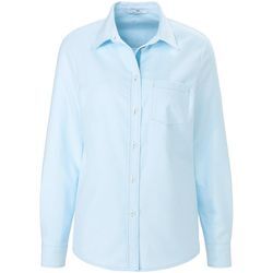 Bluse Hemdkragen Peter Hahn blau