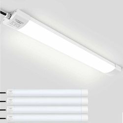 Tonffi - 4 Stück led Feuchtraumleuchte Deckenleuchte 60cm 18W für Garage Kelle Werkstatt Feuchtraum Warenhaus led Wannenleuchte Feuchtraumlampe