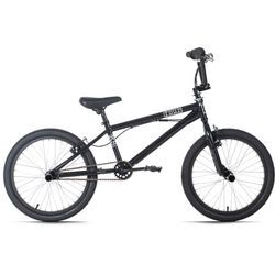 BMX-Rad KS CYCLING "Four" Gr. 28, schwarz (schwarz, schwarz), Fahrräder, Kinder, 28cm, 20 Zoll (50,80cm), für Damen und Herren