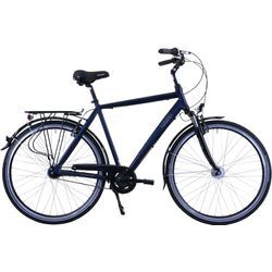 Cityrad HAWK BIKES "Gent Deluxe" Gr. 57, blau, Fahrräder, 57cm, 28 Zoll (71,12cm) für Herren, Nabenschaltung