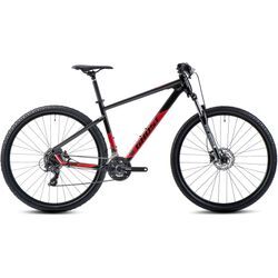 Mountainbike GHOST "Kato AL" Gr. 40, schwarz (rot, schwarz), Fahrräder, 40cm, 29 Zoll (73,66cm), für Damen und Herren, Kettenschaltung