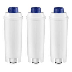 3x Trade-Shop Wasser-Filter ersetzt dls C002, SER3017, 5513292811, 8004399327252 für DeLonghi Kaffeevollautomaten (z.B. Magnifica, PrimaDonna) /