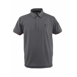 Polo-Shirt kreta mit Brusttasche frontline 50351 Gr. 4XL hellanthrazit - Mascot