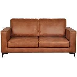 Vintage-Ledersofa 2-Sitzer cognacfarben SONNY