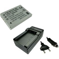 Trade-shop - angebot im set: Kamera Li-Ion Akku 950mAh + Ladegerät mit Kfz Adapter für tcm Digitalkamera 4,2 Acer CS5530 CS5531 CS6531N Avant S-4 S-5