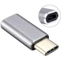 Micro usb zu usb Typ c 3.1 Adapter 2A schnellladefähig, Datenübertragung für bq Aquaris x Pro, Coolpad Cool S1, Elephone P9000, P9000 Lite 4G, S3