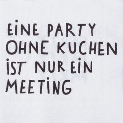 Servietten EINE PARTY OHNE