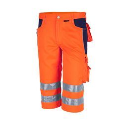 QUALITEX HIGH QUALITY WORKWEAR Shorts PRO WS warnorange/marine Damen: 38 Herren: 44