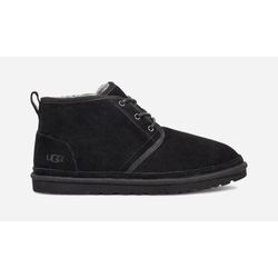 UGG® Neumel für Herren | Lässige Schnürschuhe auf in Black, Größe 40, Veloursleder