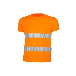 QUALITEX HIGH QUALITY WORKWEAR T-Shirt signal warnorange Damen: 48 Herren: XL