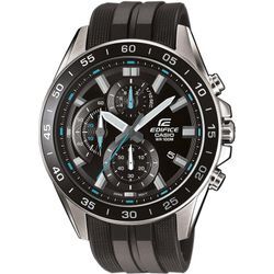 Chronograph CASIO EDIFICE "EFV-550P-1AVUEF", schwarz, Armbanduhren, Herren, Quarzuhr, Armbanduhr, Herrenuhr, Stoppfunktion, bis 10 bar wasserdicht