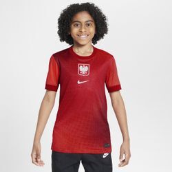 Polen 2024/25 Stadium Home/Away Nike Dri-FIT Replica-Fußballtrikot für ältere Kinder - Rot