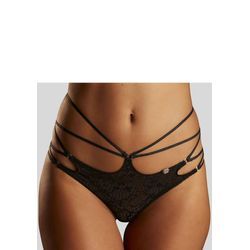 JETTE Tanga schwarz Gr. 44/46 für Damen. Figurbetont