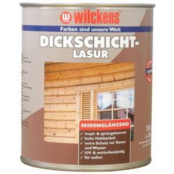 Dickschichtlasur Mahagoni seidenglänzend 0,75 Liter - Wilckens