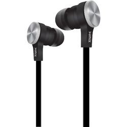 Stereo Kopfhörer In-Ear Headset 3,5 mm aux Anschluss in Schwarz kompatibel mit Smartphone, Handy & Tablet - Sunix