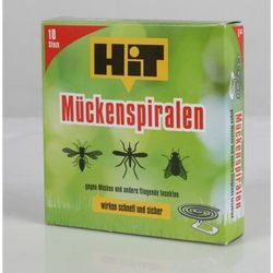 24x hit Mückenspiralen 10er Schutz Abwehr Insekten Zecken Fliegen Bremsen Rauch