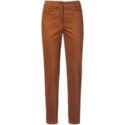 Slim Fit-Feincord-Hose Peter Hahn braun, 46