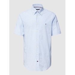 Regular Fit Business-Hemd mit Button-Down-Kragen