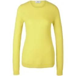 Rundhals-Pullover aus 100% Premium-Kaschmir Peter Hahn Cashmere grün, 40