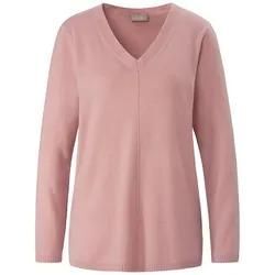 V-Pullover aus 100% Premium-Kaschmir include rosé, 36