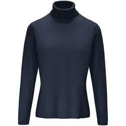 Rollkragen-Pullover aus Schurwolle und Kaschmir include blau, 44