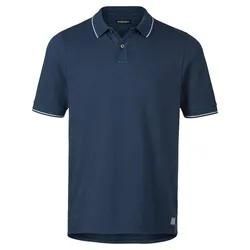 Piqué-Polo-Shirt 1/2-Arm Louis Sayn blau, 50