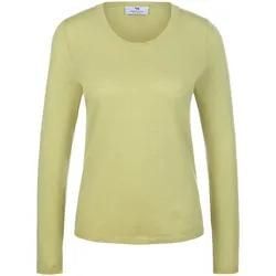 Rundhals-Pullover aus 100% Premium-Kaschmir Peter Hahn Cashmere grün, 38