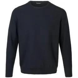 Rundhals-Pullover Louis Sayn blau, 58