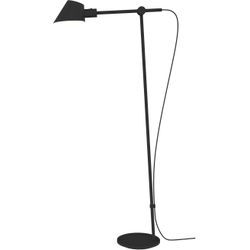 Stehlampe "STAY", schwarz, Ø 15cm H: 135cm, DESIGN FOR THE PEOPLE, Lampen, Gelenkarm flexibel verstellbar, Bogenlampe