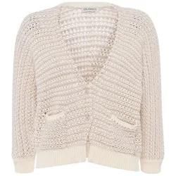 Strickjacke V-Ausschnitt Uta Raasch beige, 38