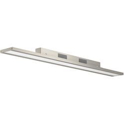 F (A bis G) LED Deckenleuchte EVOTEC "CLASSIC TEC BASIC" Lampen grau (nickelfarben) LED Deckenlampe