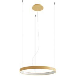 SOLLUX LIGHTING Kronleuchter "RIO", gold (golden), H: 150cm, Lampen, Verteiltes Licht, Pendelleuchte